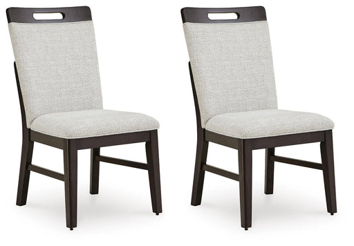 Neymorton Dark Grayish Brown Dining Chair (Set of 2) - D618-01X2