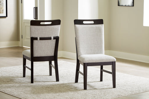 Neymorton Light Gray/Brown Dining Chair, Set of 2 - D618-01