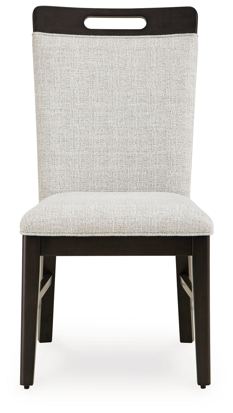 Neymorton Light Gray/Brown Dining Chair, Set of 2 - D618-01