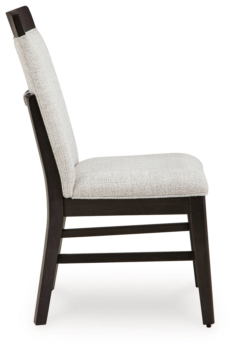 Neymorton Light Gray/Brown Dining Chair, Set of 2 - D618-01