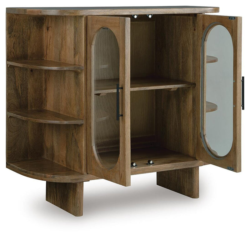 Niall Light Brown Accent Cabinet - A4000707