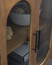 Niall Light Brown Accent Cabinet - A4000707