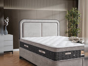 Nihal Storage Bed With Headboard - Twin in Cream - 200-ELIF-NIH-90-EY406-SB