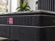 Nilufer Storage Bed With Headboard - Twin in Anthracite - 200-ELIF-NIL-90-EY380-SB