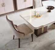 Nirvana Diningroom (Consol With Mirror & Dining Table & 6 Dining Chair) - 115-NIR-SET