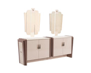 Nirvana Diningroom (Consol With Mirror & Dining Table & Dining Chair) - For 8 People - 115-NIR-8-SET