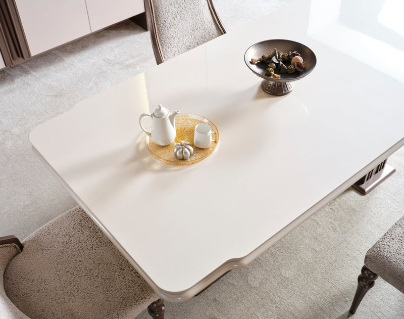 Nirvana Diningroom (Consol With Mirror & Dining Table & Dining Chair) - For 8 People - 115-NIR-8-SET