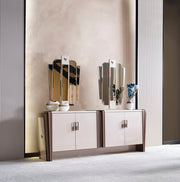 Nirvana Diningroom (Consol With Mirror & Dining Table & Dining Chair) - For 8 People - 115-NIR-8-SET