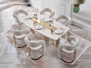Nirvana San Dining Table - 200-SAN-NIR-DT-6
