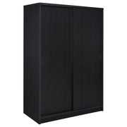 Noble 2-door Bedroom Wardrobe Storage Cabinet Armoire Black - 950441BLK