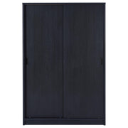 Noble 2-door Bedroom Wardrobe Storage Cabinet Armoire Black - 950441BLK