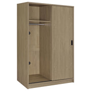 Noble 2-door Bedroom Wardrobe Storage Cabinet Armoire Latte - 950441LOK