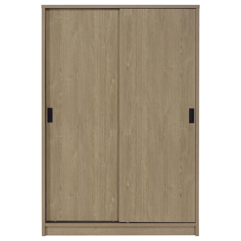Noble 2-door Bedroom Wardrobe Storage Cabinet Armoire Latte - 950441LOK