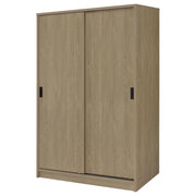 Noble 2-door Bedroom Wardrobe Storage Cabinet Armoire Latte - 950441LOK