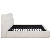 Nollet 48-inch Upholstered California King Platform Bed Cream - 315917CRMKW