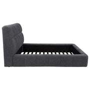 Nollet 48-inch Upholstered Queen Panel Platform Bed Grey - 315917GRYQ