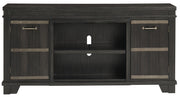 Noorbrook Black XL TV Stand w/Fireplace Option - DMV FurnitureTV Stand