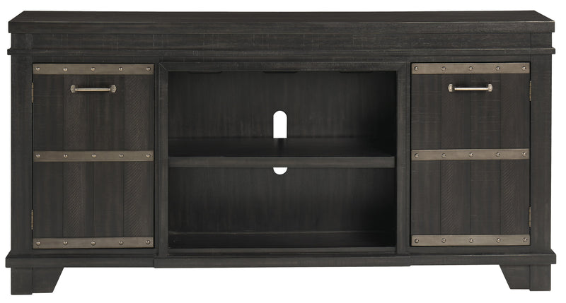 Noorbrook Black XL TV Stand w/Fireplace Option - DMV FurnitureTV Stand