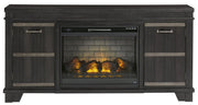 Noorbrook Black XL TV Stand w/Fireplace Option - DMV FurnitureTV Stand