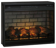 Noorbrook Black XL TV Stand w/Fireplace Option - DMV FurnitureTV Stand