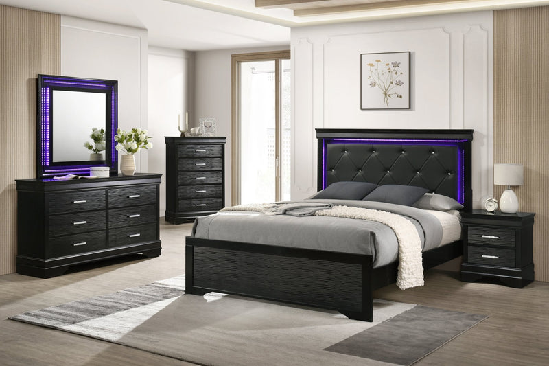 Nora Black Full 4 Piece - NORA-BK-F-4PC