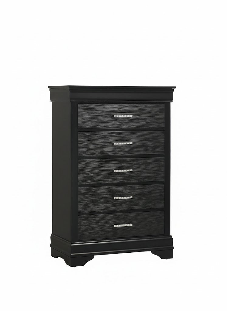 Nora Black Full 5 Piece - NORA-BK-F-5PC