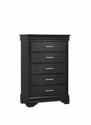 Nora Black Queen 5 Piece - NORA-BK-Q-5PC