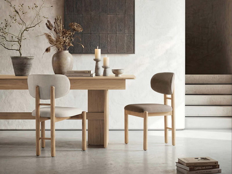 Nora Diningroom (Consol With Mirror & Dining Table & 6 Dining Chair) - 200-ELI-NOR-DT-6-SET