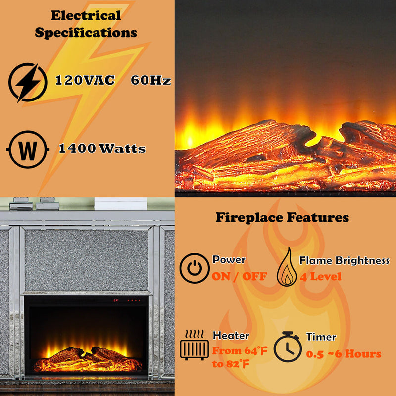 Noralie Fireplace - 90457