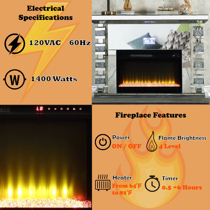 Noralie Fireplace W/Bluetooth - AC00509
