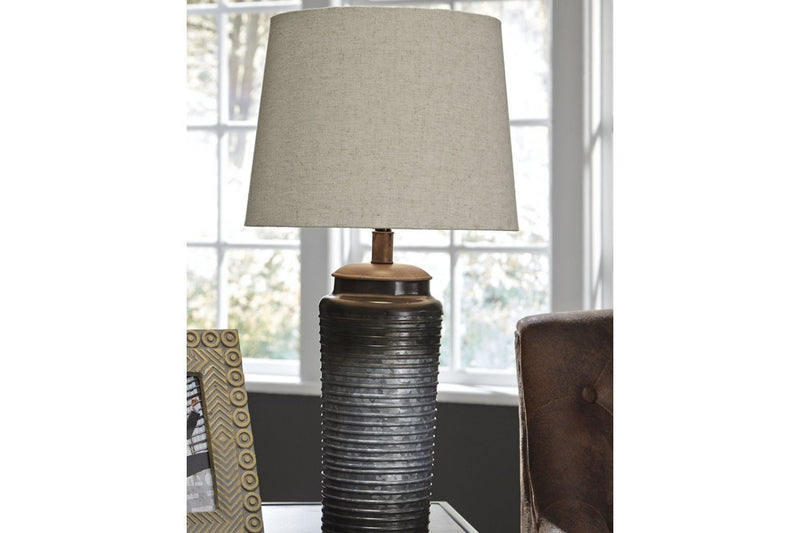 Norbert Gray Table Lamp (Set of 2) - DMV FurnitureTable Lamp Pair