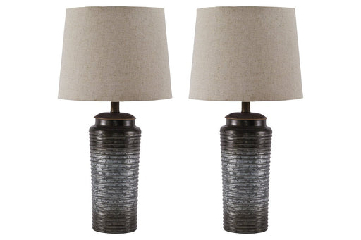 Norbert Gray Table Lamp (Set of 2) - DMV FurnitureTable Lamp Pair