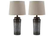 Norbert Gray Table Lamp (Set of 2) - DMV FurnitureTable Lamp Pair