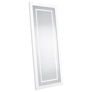 Nordio 72-inch LED Tempered Full Length Floor Mirror White - 960947