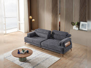 Nova Elf 4-pieces (2 Sofa & 2 Chair) Livingroom in Cream - Brown - 200-ELIF-NOV-A620-3311
