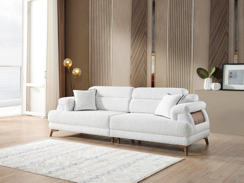 Nova Elf Convertible Sofa in Cream - 200-ELIF-NOV-A620-3