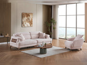 Nova Elf Convertible Sofa in White - 200-ELIF-NOV-A621-3