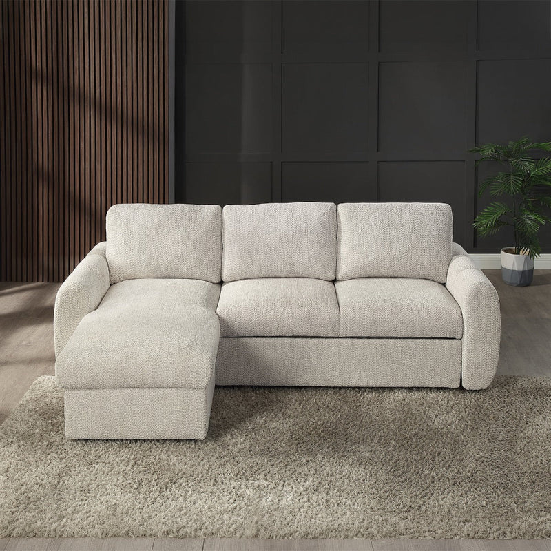 Nuriel Reversible Sectional Sofa w/Sleeper & Storage - LV07550