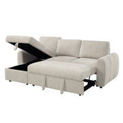 Nuriel Reversible Sectional Sofa w/Sleeper & Storage - LV07550