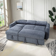 Nuriel Reversible Sectional Sofa w/Sleeper & Storage - LV07560