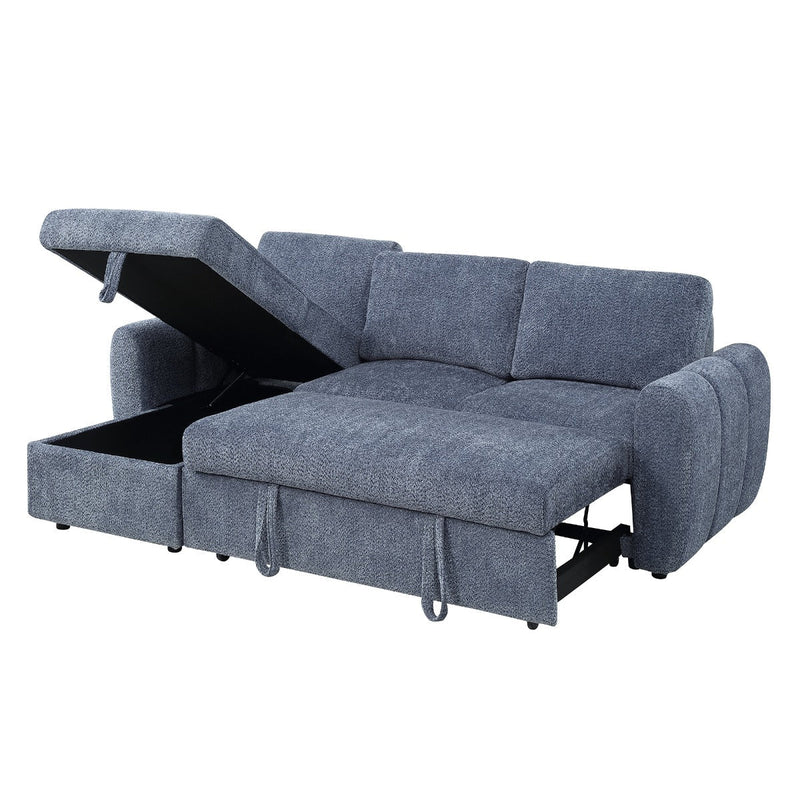 Nuriel Reversible Sectional Sofa w/Sleeper & Storage - LV07560