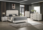 Nyomi White King Bed - DMV FurnitureKing Bed
