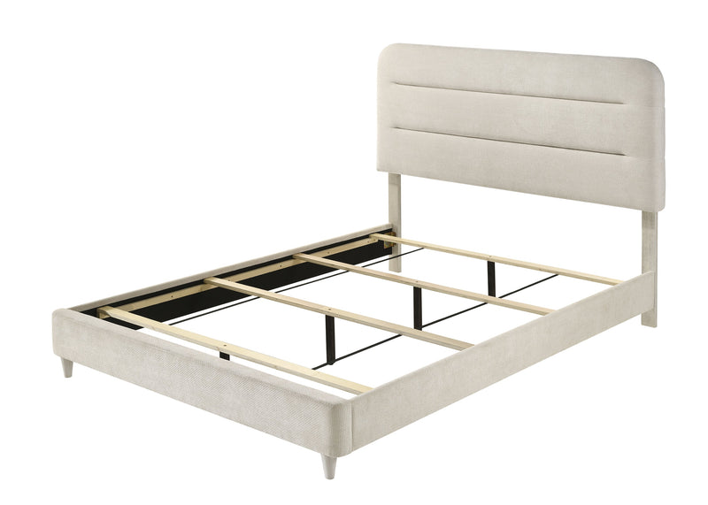 Nyomi White Queen Bed - DMV FurnitureQueen Bed
