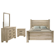 Oakglen 4-piece California King Bedroom Set Weathered Oak - 225101KW-S4