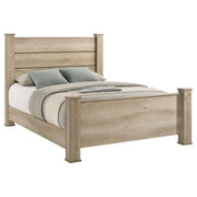 Oakglen 55-inch Eastern King Panel Bed Weathered Oak - 225101KE