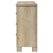 Oakglen 6-drawer Bedroom Dresser Weathered Oak - 225103