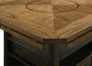 Oakly Brown Round/Square Counter Height Dining Set - DMV FurnitureCounter Height Set