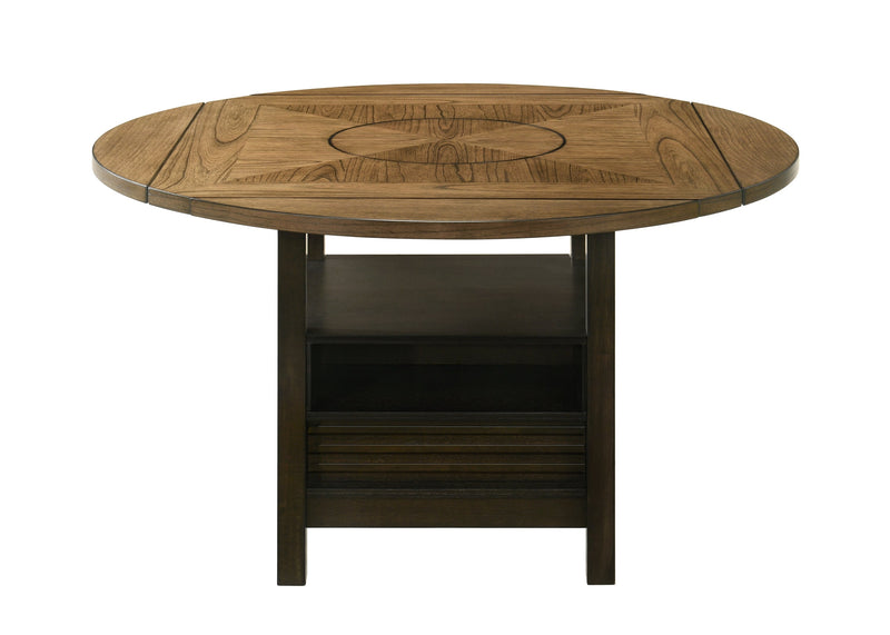 Oakly Brown Round/Square Counter Height Dining Set - DMV FurnitureCounter Height Set