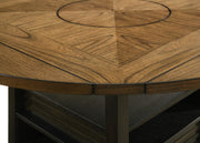 Oakly Brown Round/Square Counter Height Dining Set - DMV FurnitureCounter Height Set
