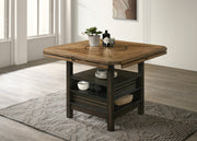 Oakly Brown Round/Square Counter Height Dining Set - DMV FurnitureCounter Height Set